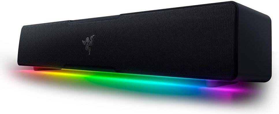 Razer Leviathan V2 X PC Gaming Soundbar, Dynamic High Fidelity Audio, Razer Chroma RGB, BT 5.0, 85 Hz-20 kHz Frequency Response, USB Type C Power & Audio Delivery, Black