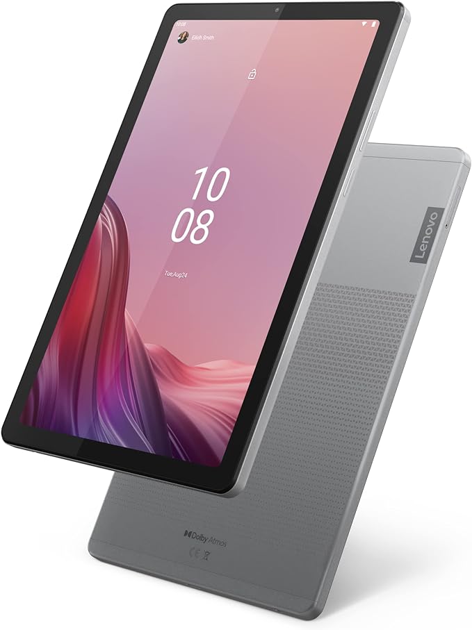 Lenovo Tab M9 with Clear Case and Protective Film, 9" MediaTek Helio G80 processor, 4GB RAM, 64GB SSD, Android 12 [ZAC30052AE]