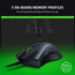Razer DeathAdder V2 Wired Gaming Mouse 20K DPI Optical Sensor Switch, Chroma RGB Lighting, 8 Programmable Buttons, Rubberized Side Grips - Black