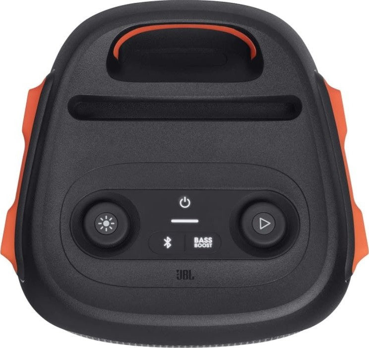 JBL PartyBox 110 Portable Party Speaker with Built-in Lights, Powerful Sound & Deep Bass, 2 x 2.25" Tweeters & 2 x 5.25" Woofers, Up to 12H Battery, Control Music & Lights, Black