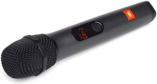 JBL Wireless Microphone System, 2-Channel UHF Wireless Transmission, 6H Receiver Power, 1/4" Microphone Input, JBL Pro Sound for Clear Vocals, AA Batteries for Microphones, Black | JBLWIRELESSMIC