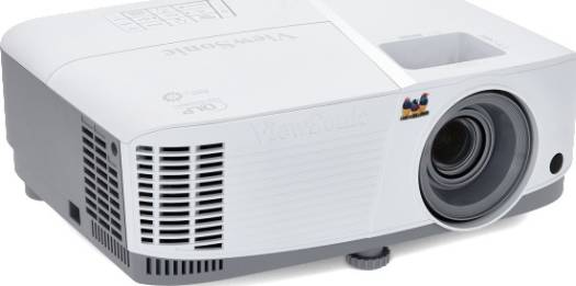 ViewSonic PA503W 3800-Lumen WXGA DLP Projector, 22,000:1 Contrast Ratio, 5 Color Modes, 3D-Capable, VGA Out, 2W Speaker, HDMI, 2 VGA In, Analog Audio In & Out, Whtie | PA503W