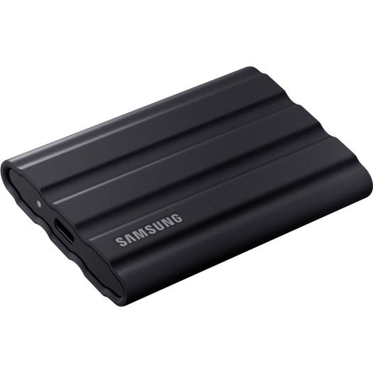 Samsung T7 Shield 2TB Portable External SSD, USB 3.2 Gen2 Interface (10 Gbps), Read/Write Speeds Up to 1050/1000 MB/s, AES 256-bit Encryption, Rugged, IP65 Dust & Water Resistant, Black | MU-PE2T0S/WW