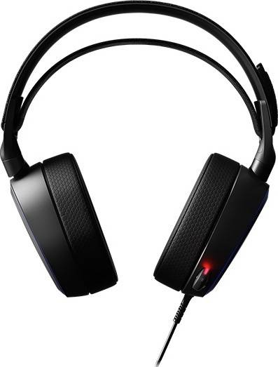 SteelSeries Arctis PRO ChatMix Dial, 40,000Hz Hi-Res, Surround Sound DTS Headphone, RGB Illuminated PC Gaming Headset | 61486