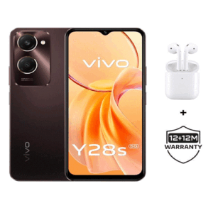 Vivo Y28s 5G Mocha Brown With Earbuds