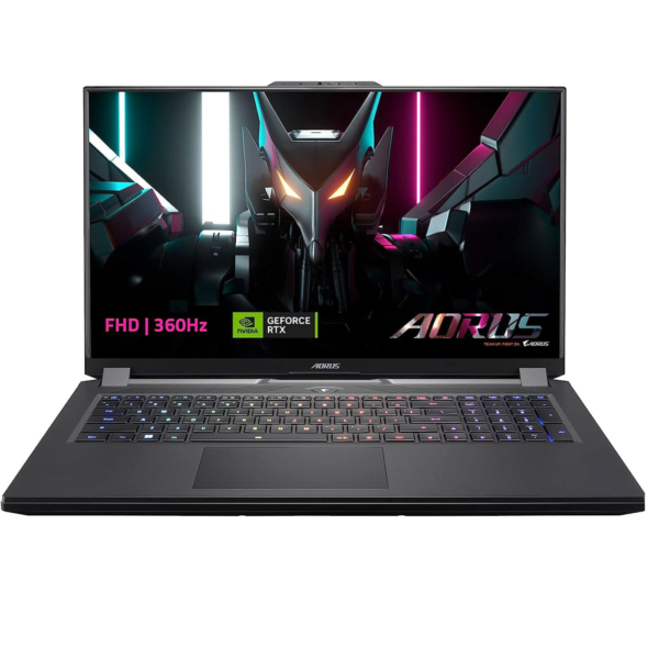 GIGABYTE AORUS 17H BXF-74US554SH Gaming Notebook 13th Gen Intel Core i7-13700H, 17.3'' FHD IPS, 16GB RAM, 1TB SSD, NVIDIA RTX 4080 12GB, Win 11 Home - Image 4