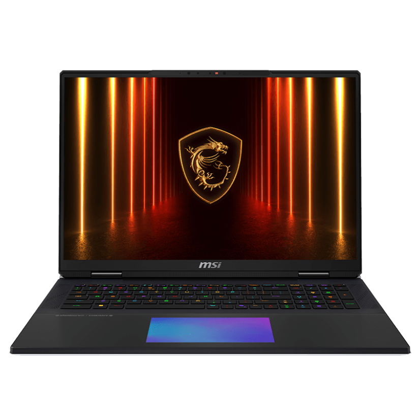 MSI Titan 18 HX AI A2XWJG, Intel Core Ultra 9 275HX, 18” UHD+, 96GB DDR5, 4TB SSD, NVIDIA RTX5090 24GB GDDR7, Win 11 Home (ADV), Core Black, ENG-ARB