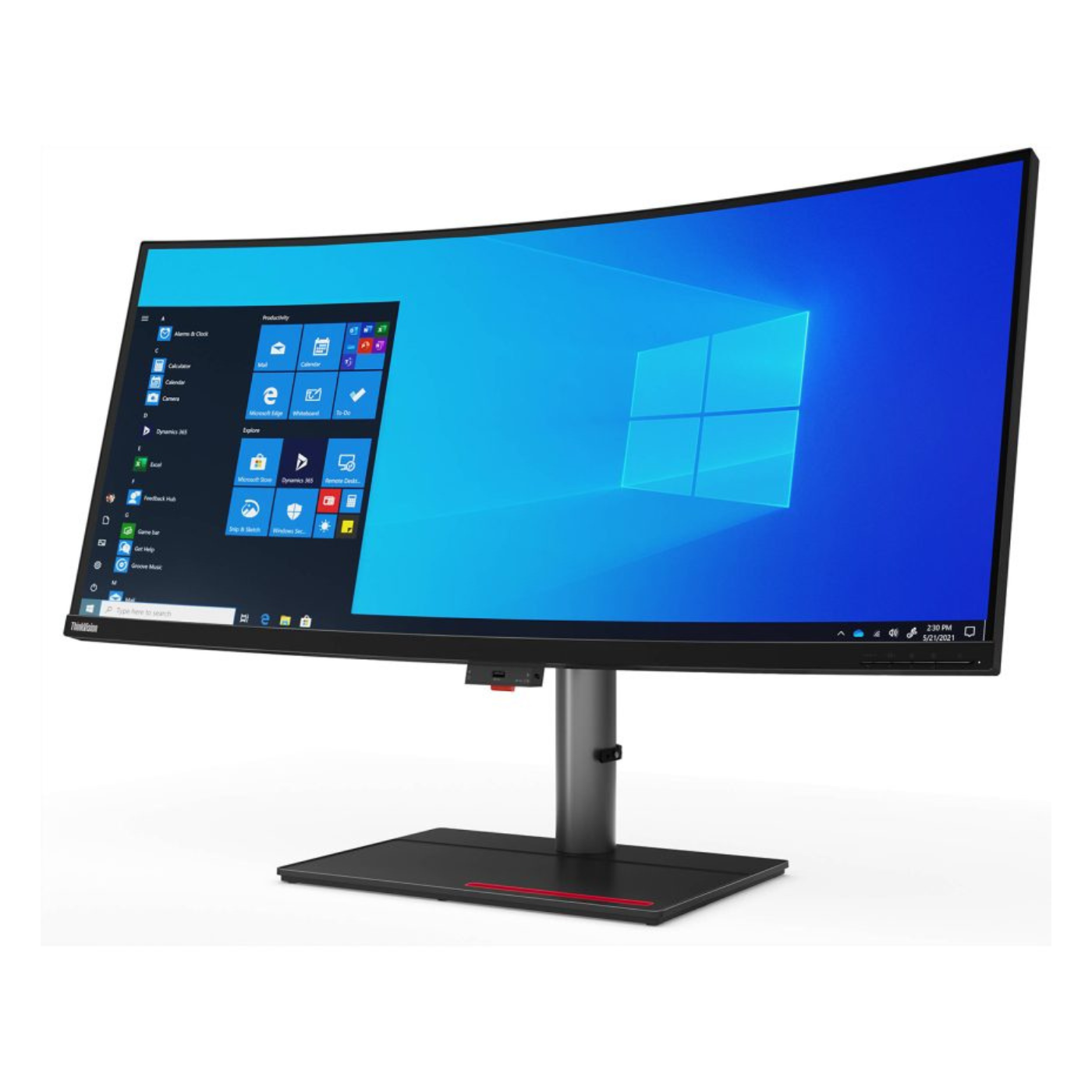 Lenovo ThinkVision P40w-20 39.7 Inch WUHD Curved Thunderbolt Docking Monitor - Image 2