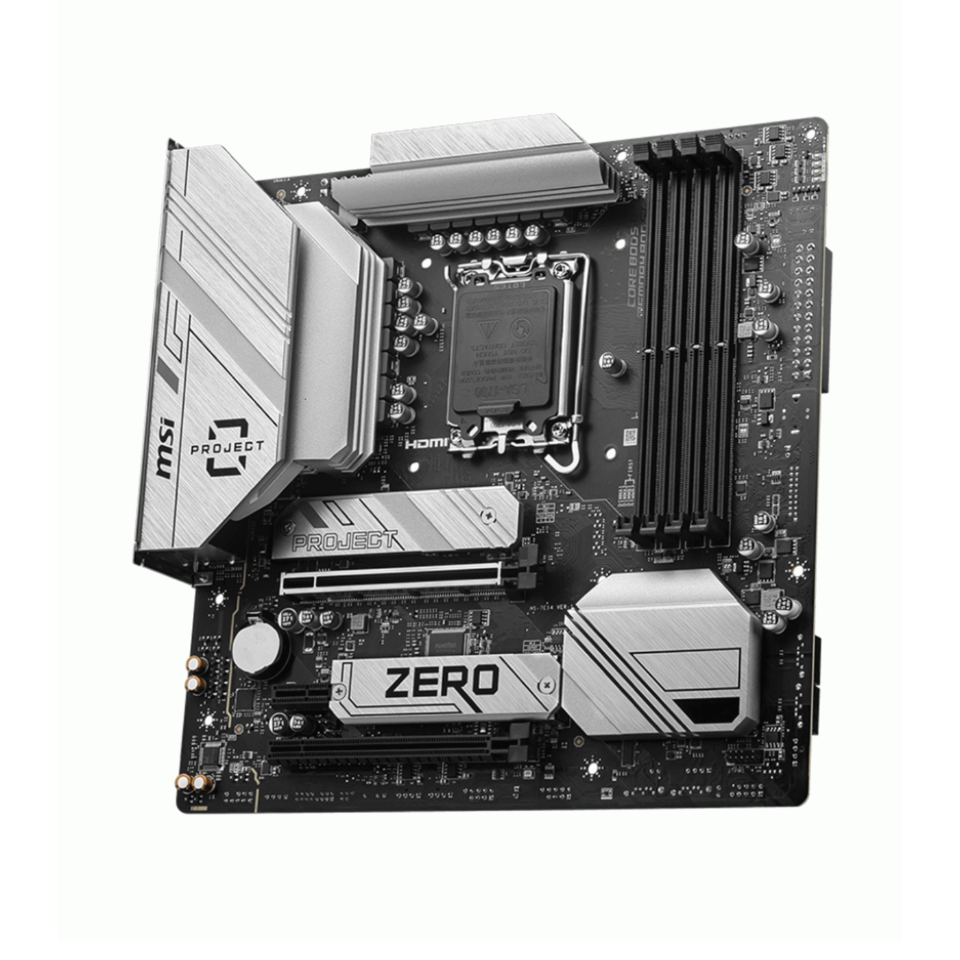 MSI B760M Project Zero LGA 1700 mATX DDR5 Motherboard - Image 3