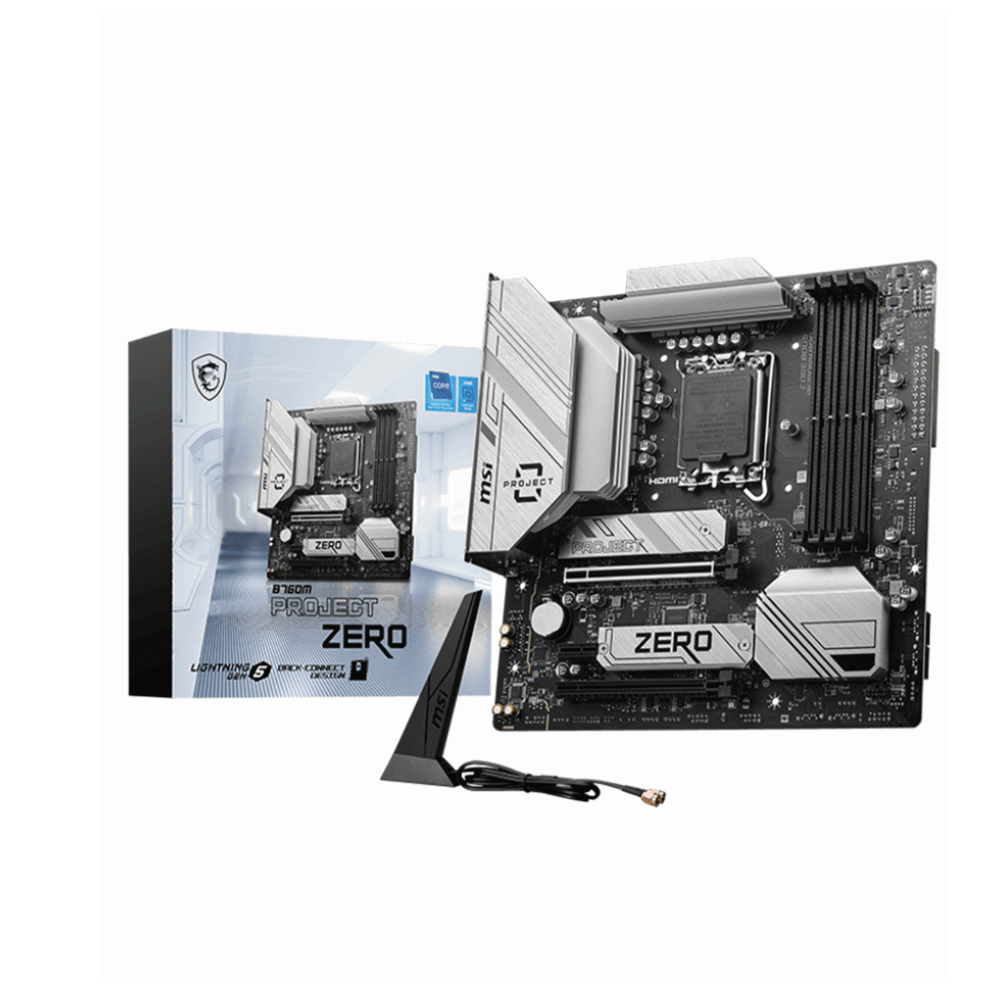 MSI B760M Project Zero LGA Motherboard