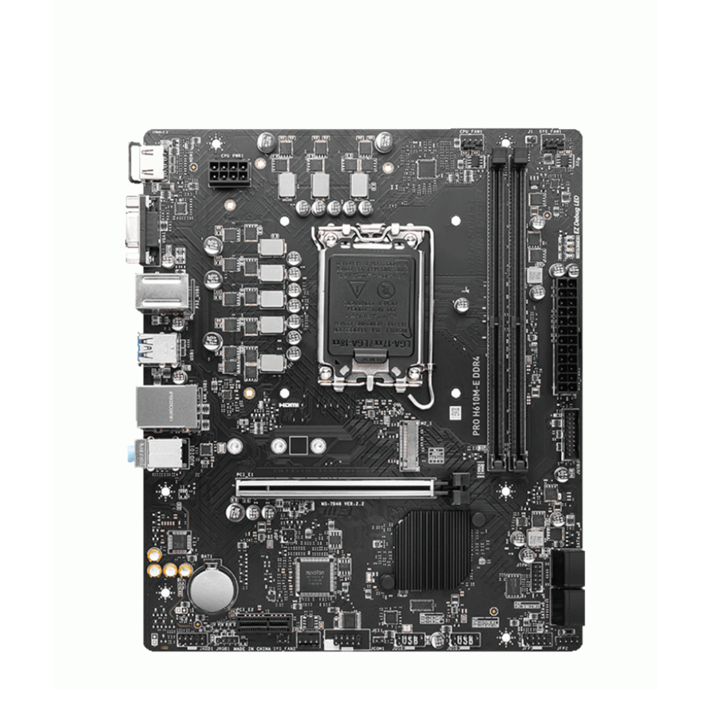 MSI PRO H610M-E DDR4 Motherboard - Image 2