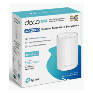 TP-Link AX3000 Deco 4G+ Whole Home Mesh WiFi 6 Gateway