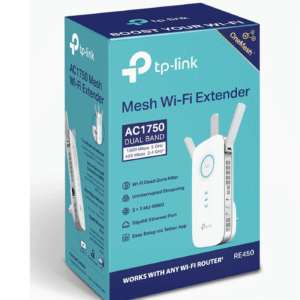 TP-Link AC1750 Dual Band Mesh Wi-Fi Range Extender – RE450 V4