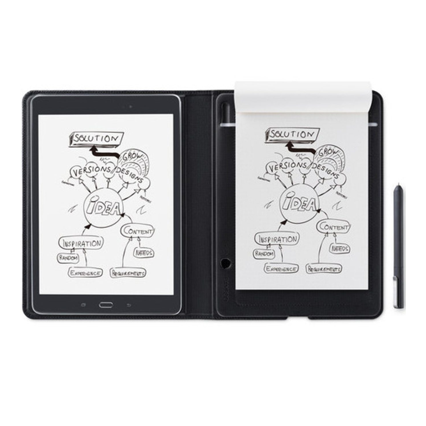 Wacom Bamboo Folio Small Smart Pad CDS-610G Dark Grey - Image 2