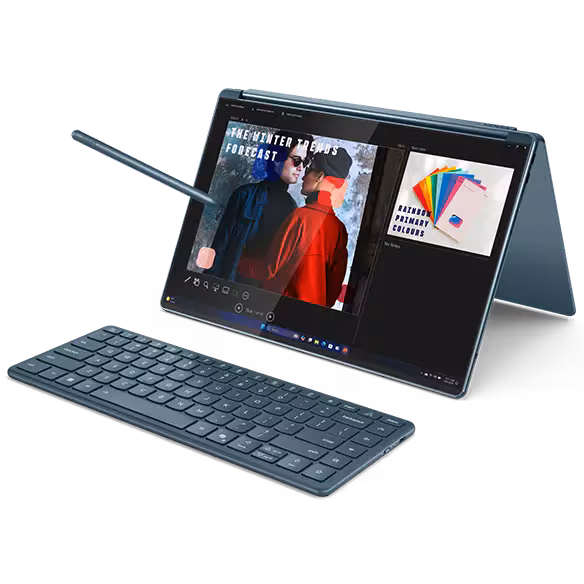 Lenovo Yoga Book 9 14IAH10 83KJ0001US Intel Core Ultra 7 255H, 14" 2.8K OLED Touch, 32GB RAM, 1TB SSD, Win 11 Home, Tidal Teal. - Image 4